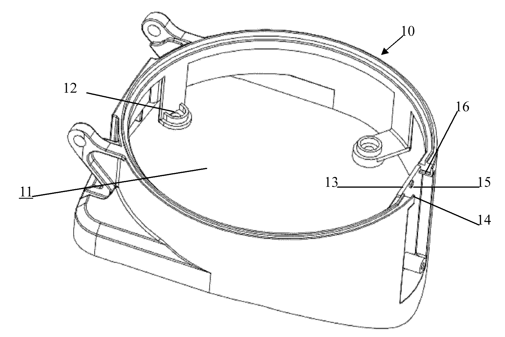 Installing structure of high-efficiency air filter