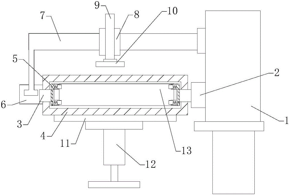 Preparation method for die surface polishing device