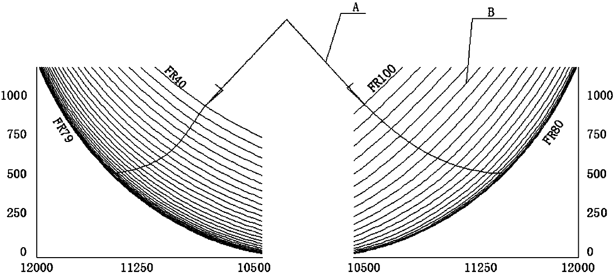 Three-dimensional modeling method for bilge keel structure and bilge keel structure