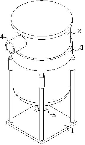 A kind of sewage treatment equipment for textile production