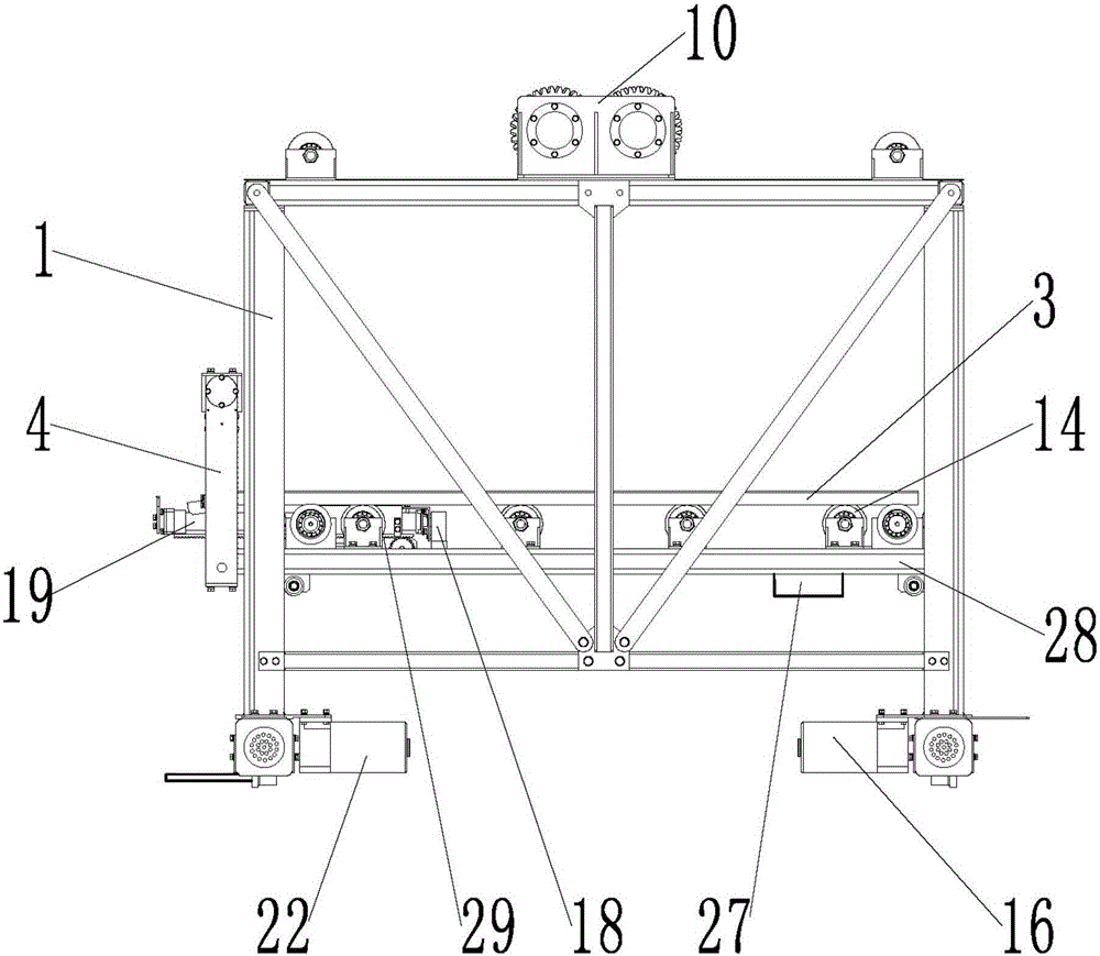 Full-automatic stacking system for large cement component steam curing kiln and control method of system