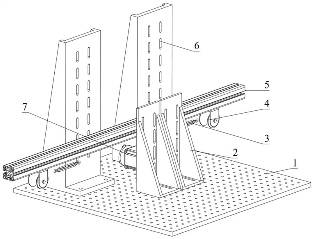 A ship attitude dynamic simulation system for wind tunnel test and its working method