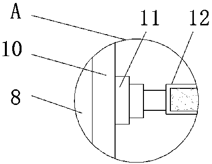 Greening trimming device for preventing weeds from splashing