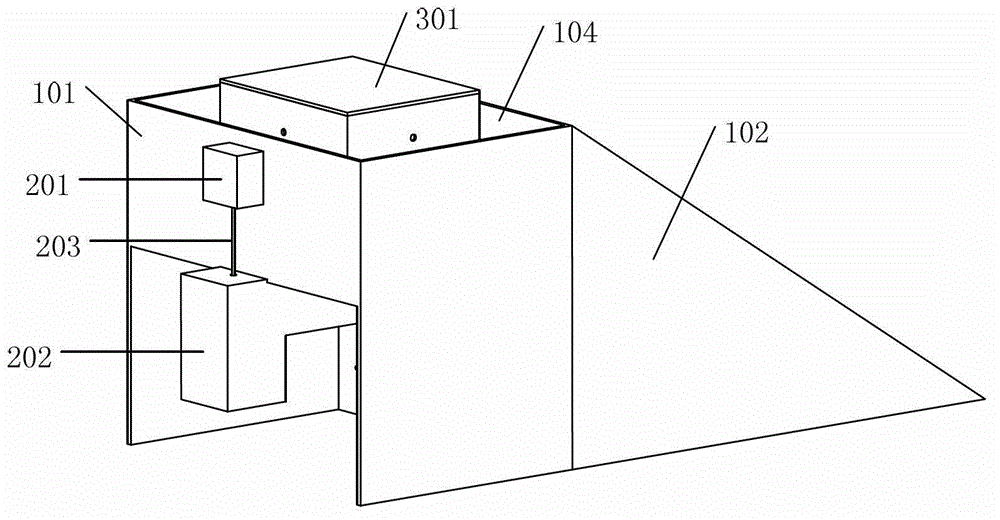 Overtopping wave energy power generation device