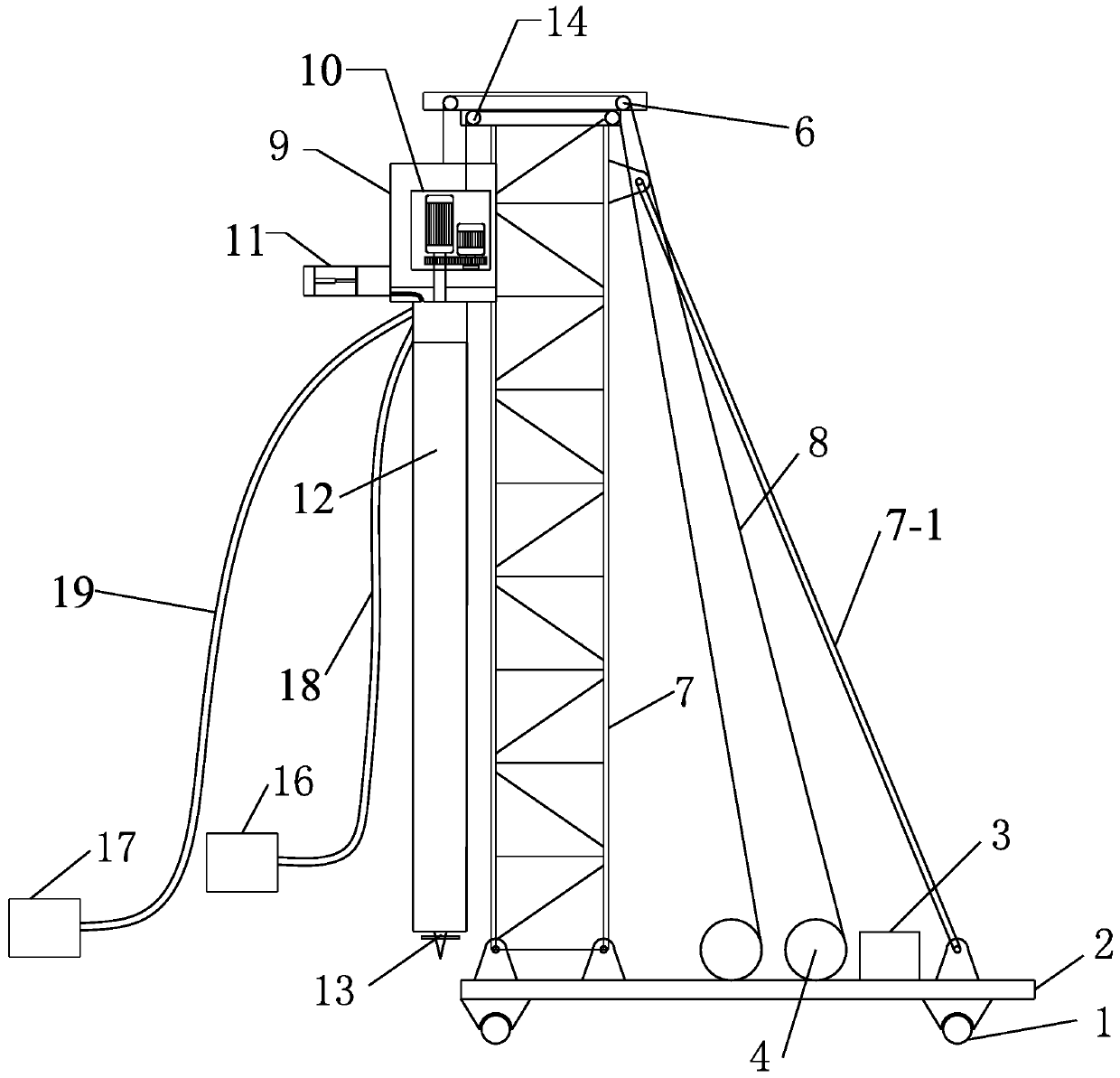Multi-purpose pile-forming equipment capable of achieving forming of various piles