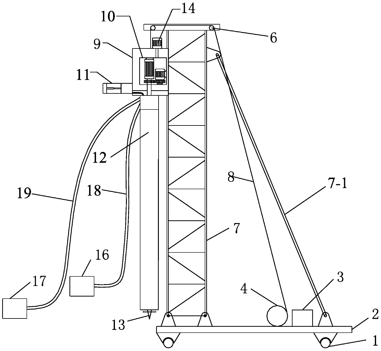 Multi-purpose pile-forming equipment capable of achieving forming of various piles