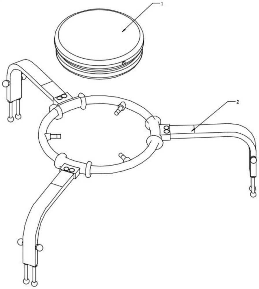 Adjustable and fixed swelling cold compress device for nursing