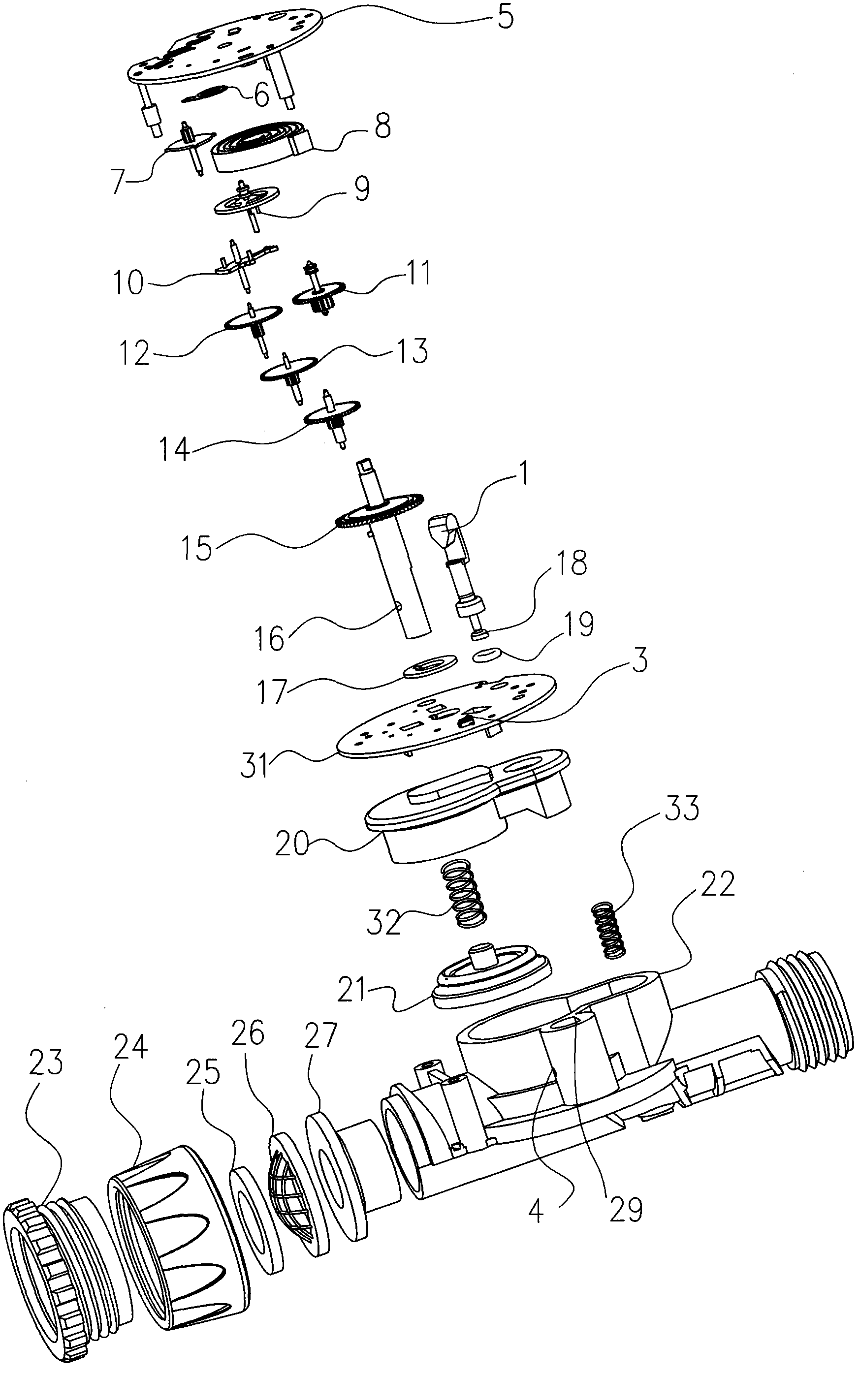 Faucet joint with clamps and combination thereof with timer and sprinkler