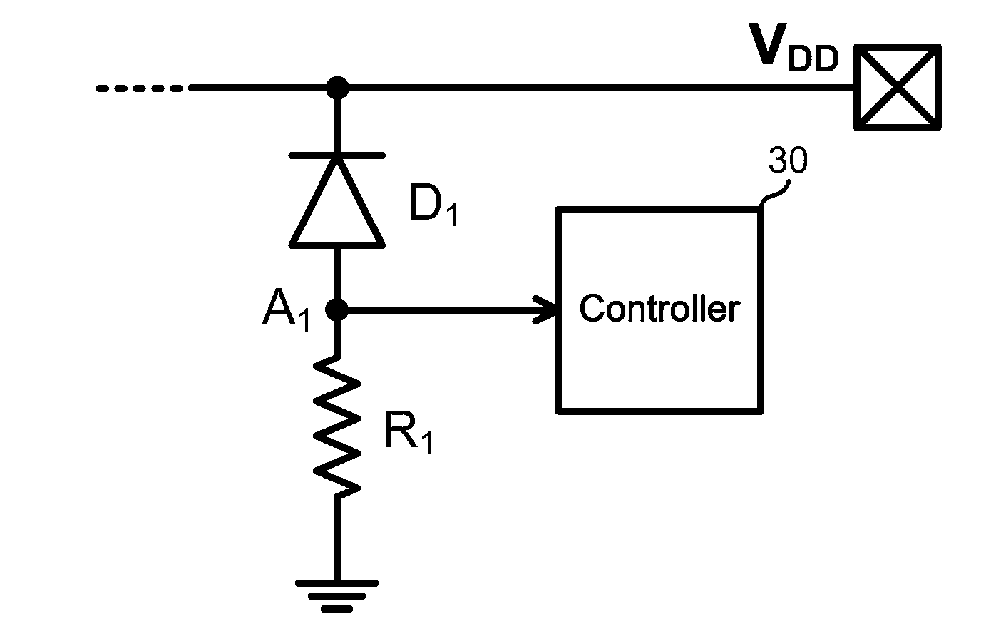 System-level ESD detection circuit