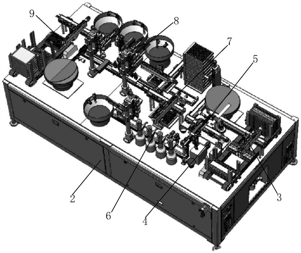 Automatic split charging and extracting system for air sampling carbon tubes