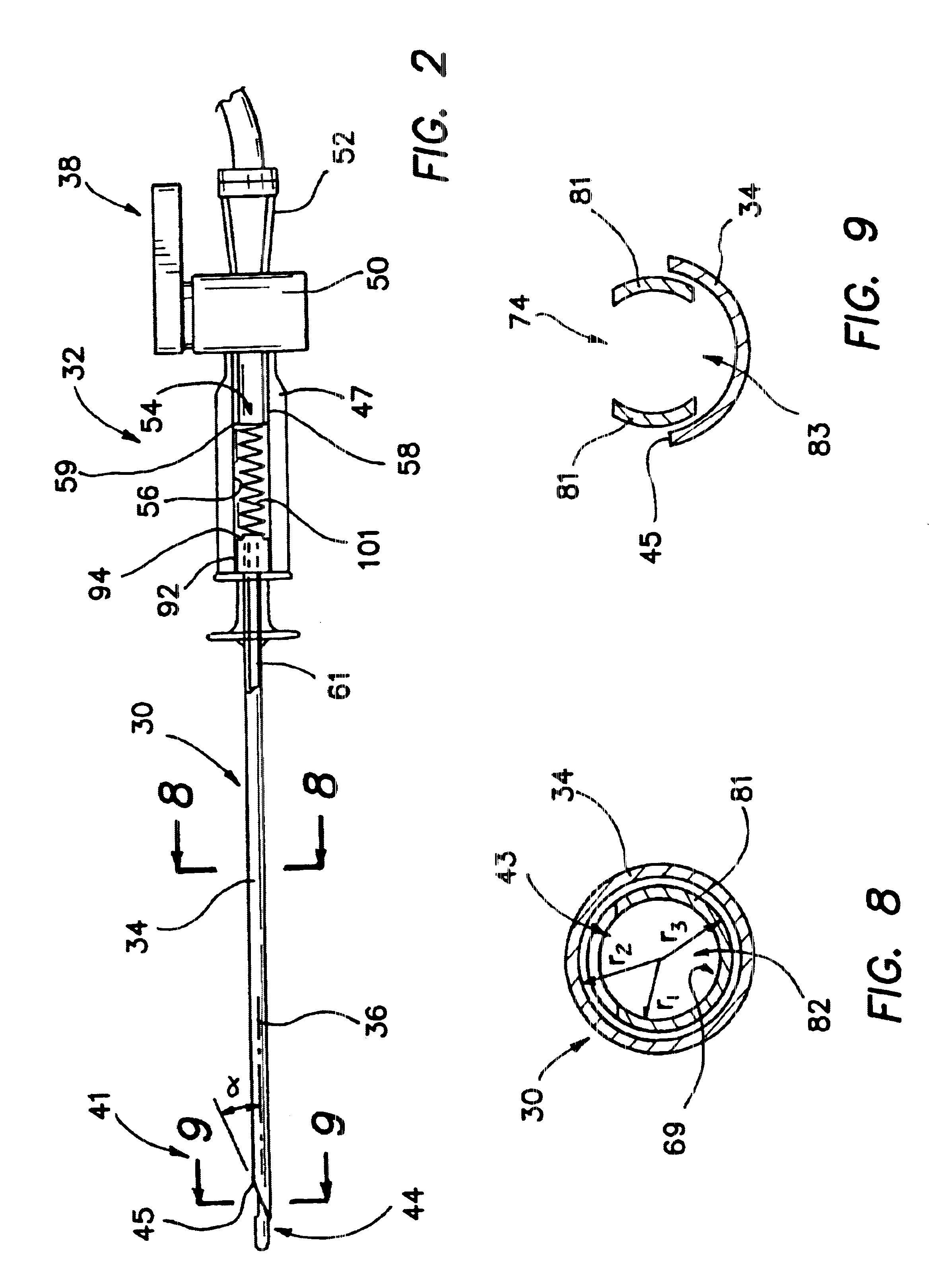 Insufflation needle apparatus