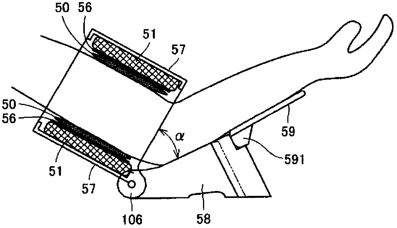 Blood pressure measuring device with improved display