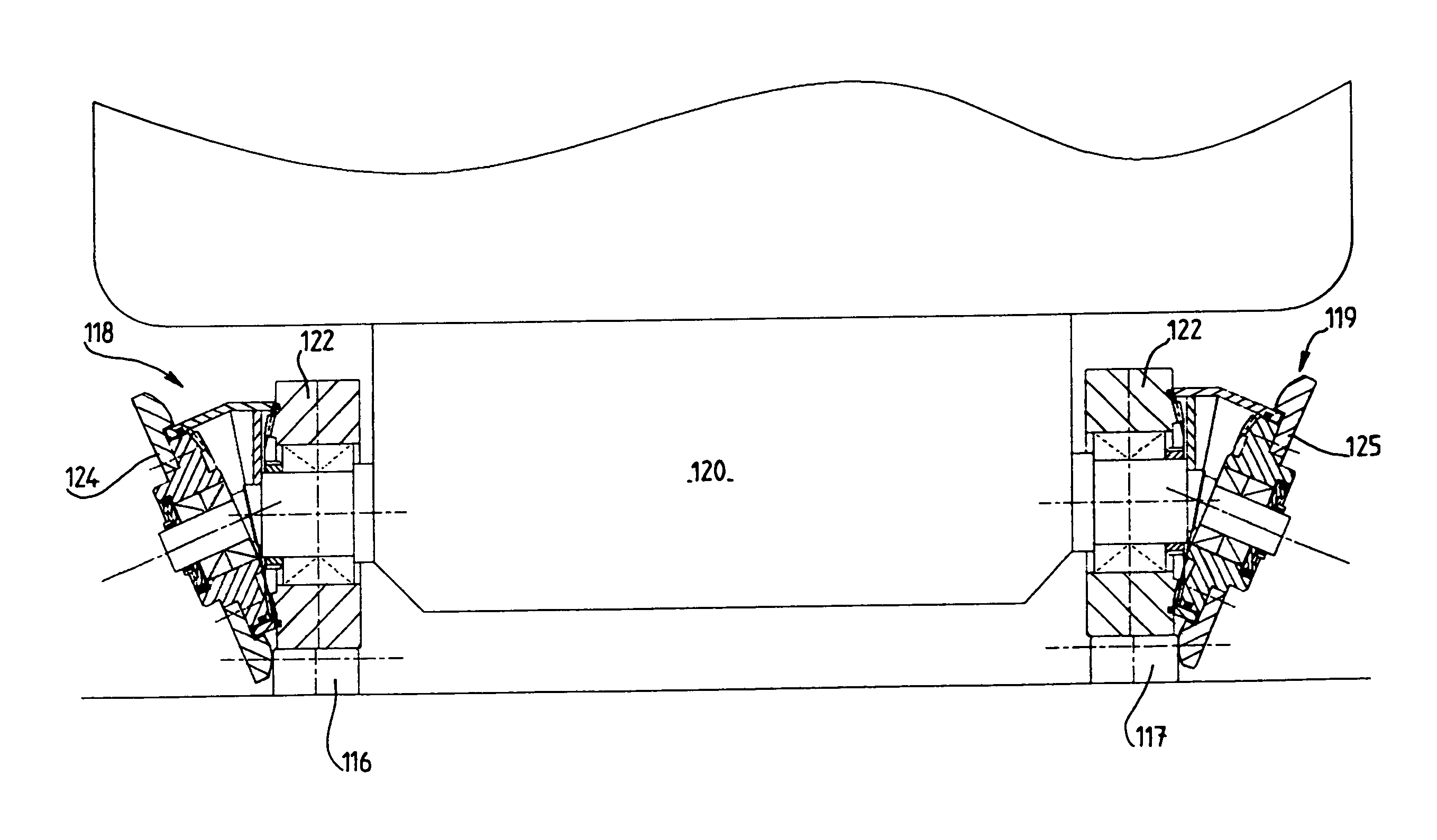 System for guiding a vehicle along at least one guiding rail