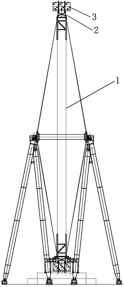 Sky wheel pod suspension self-adaptation system