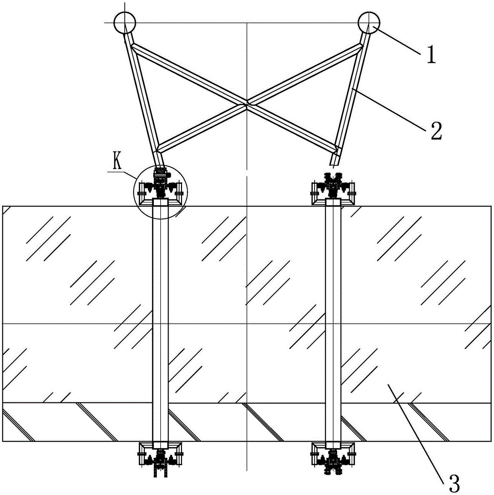 Sky wheel pod suspension self-adaptation system