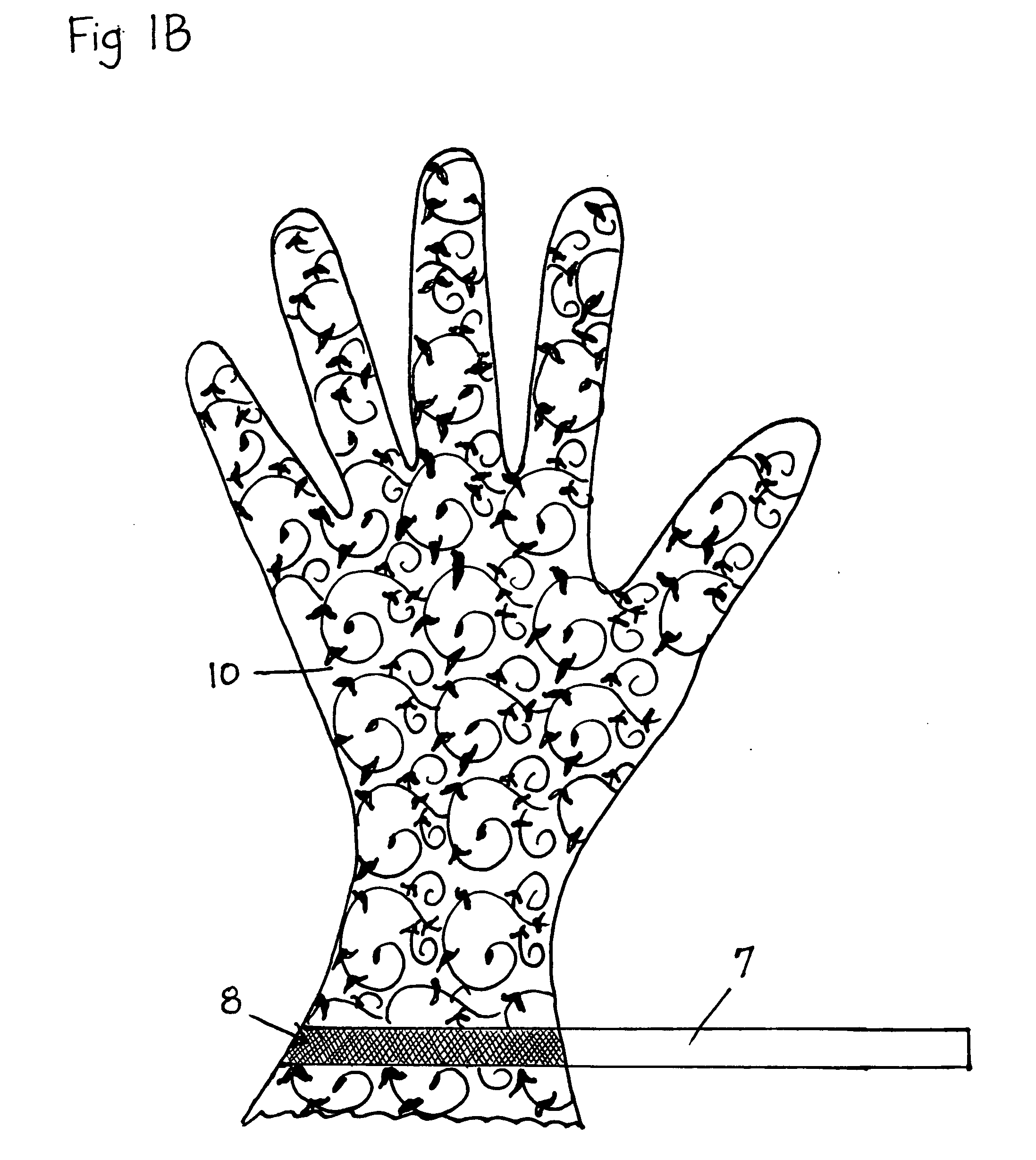 Fingernail protection work gloves