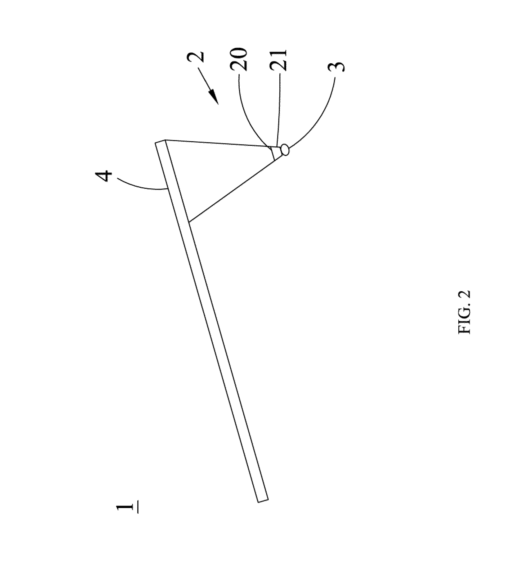 Charged probe and electric fields measurement method thereof