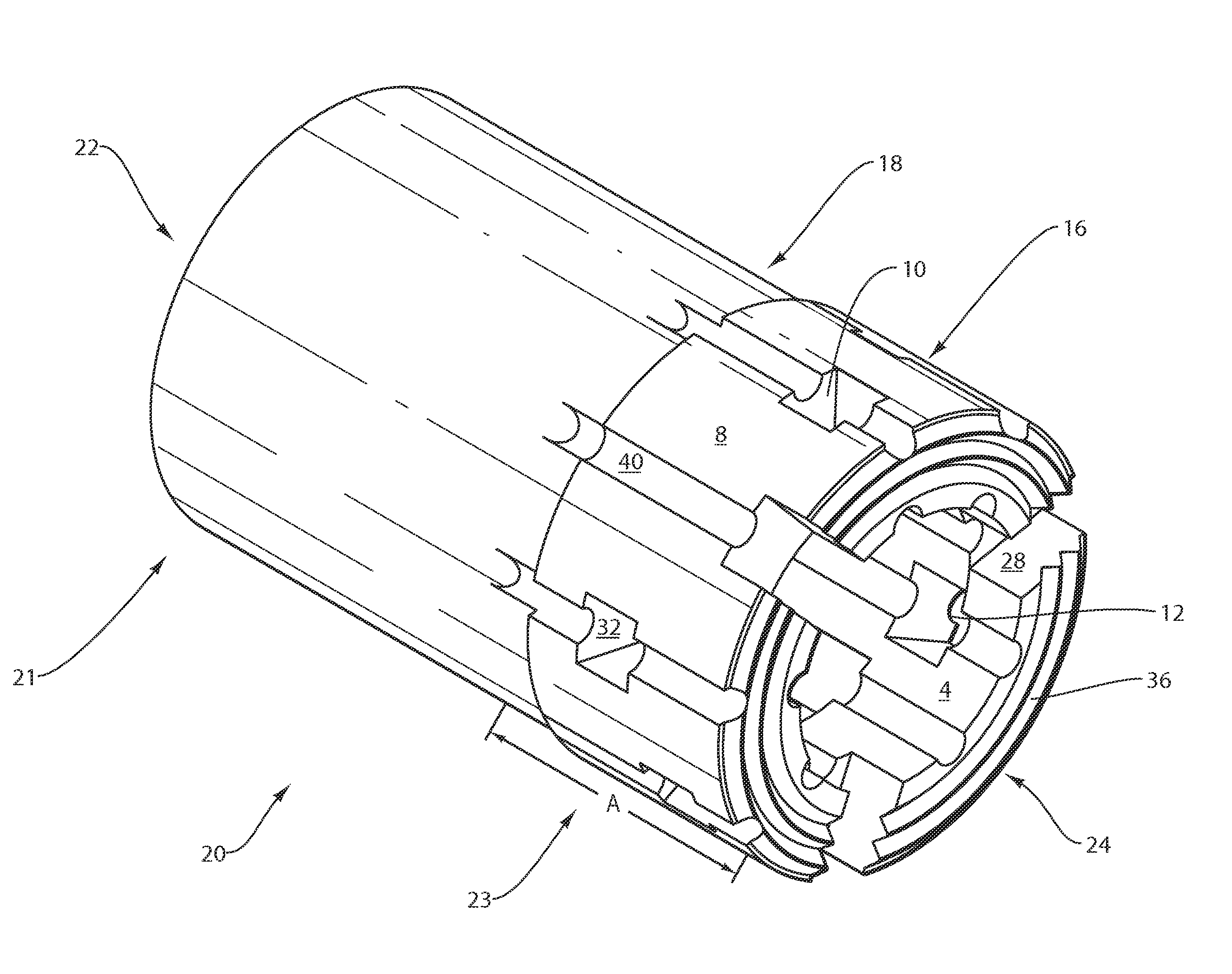 Drill bits with enclosed slots