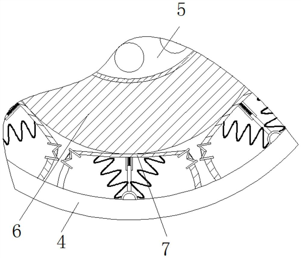 Clothing cloth dyeing and loosening device capable of avoiding uneven dyeing