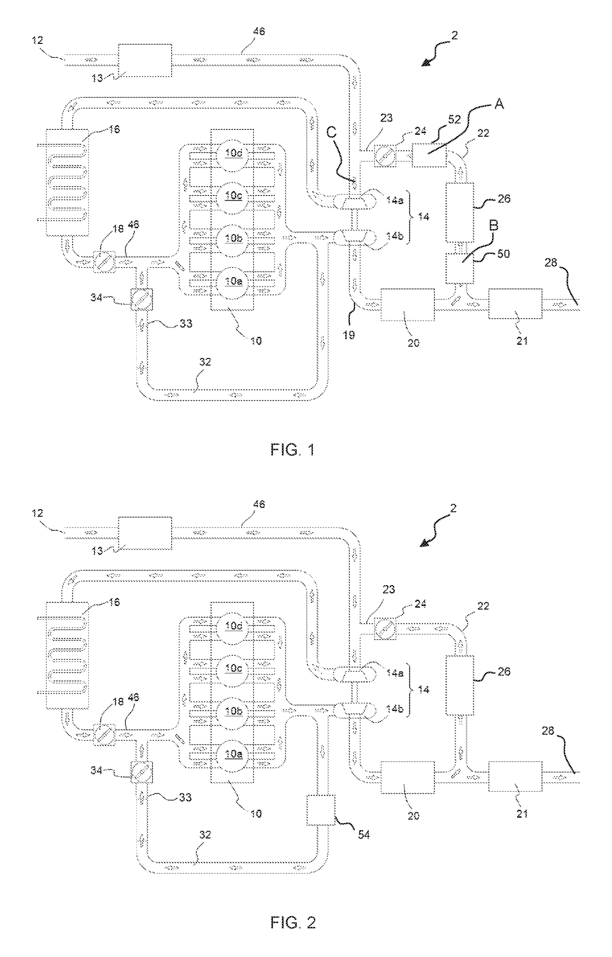 Engine exhaust gas recirculation system with at least one exhaust recirculation treatment device