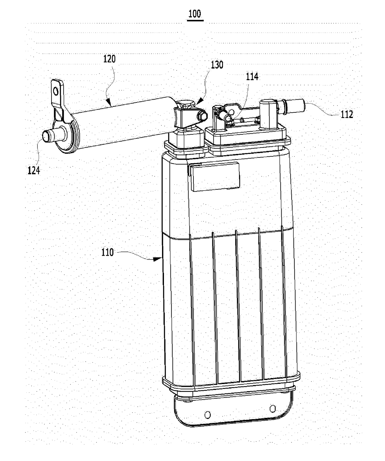 Canister for vehicle having auxiliary canister