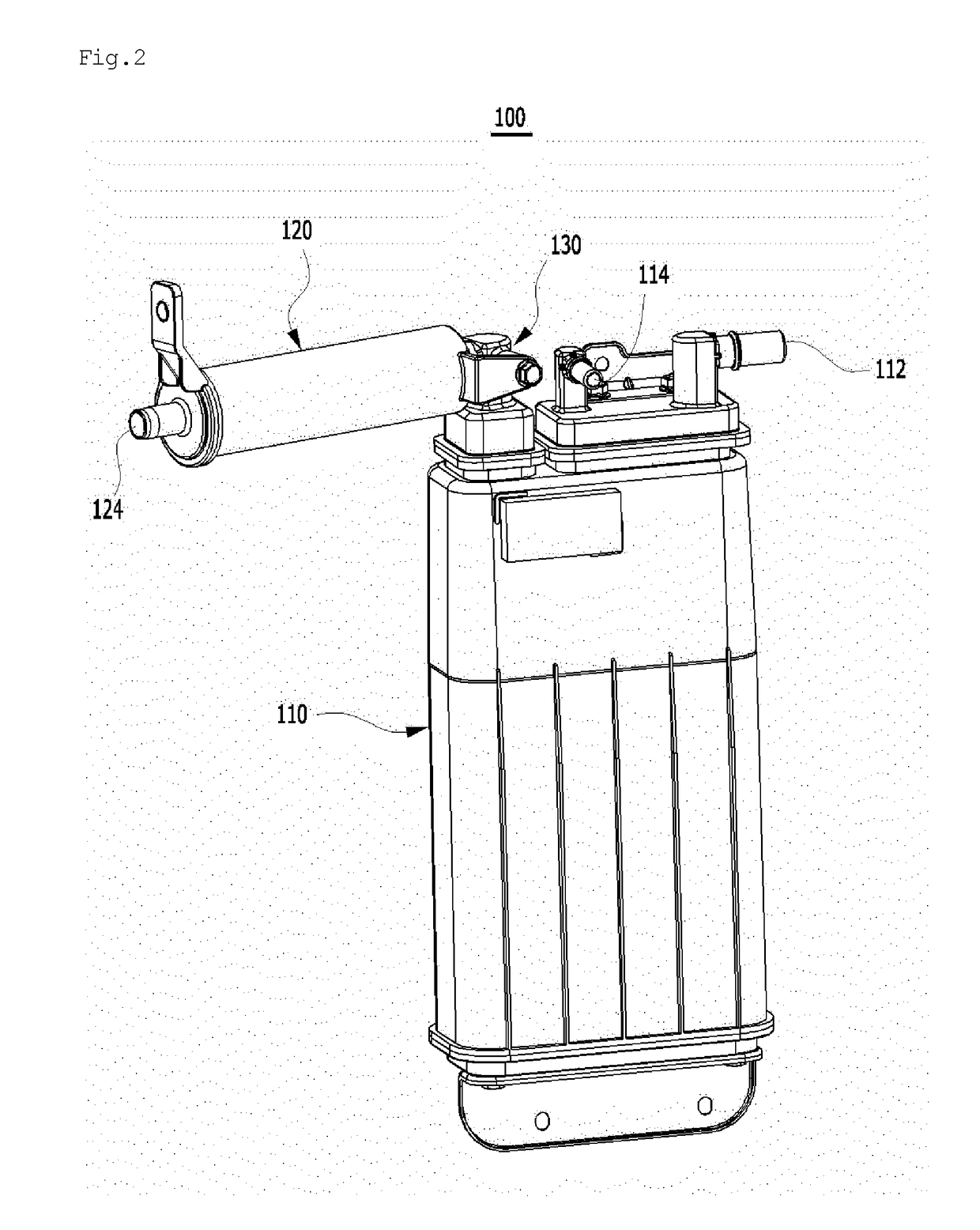 Canister for vehicle having auxiliary canister