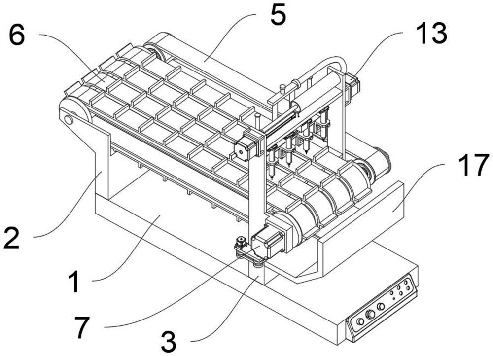 Four-station automatic dispenser mechanism