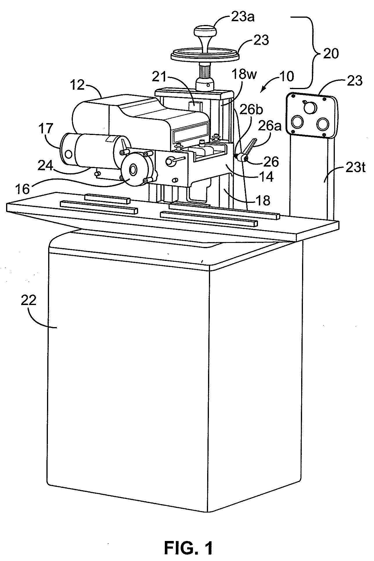 Combination Planer/Moulder With Adjustable Vertical Support and Method of Adjustment