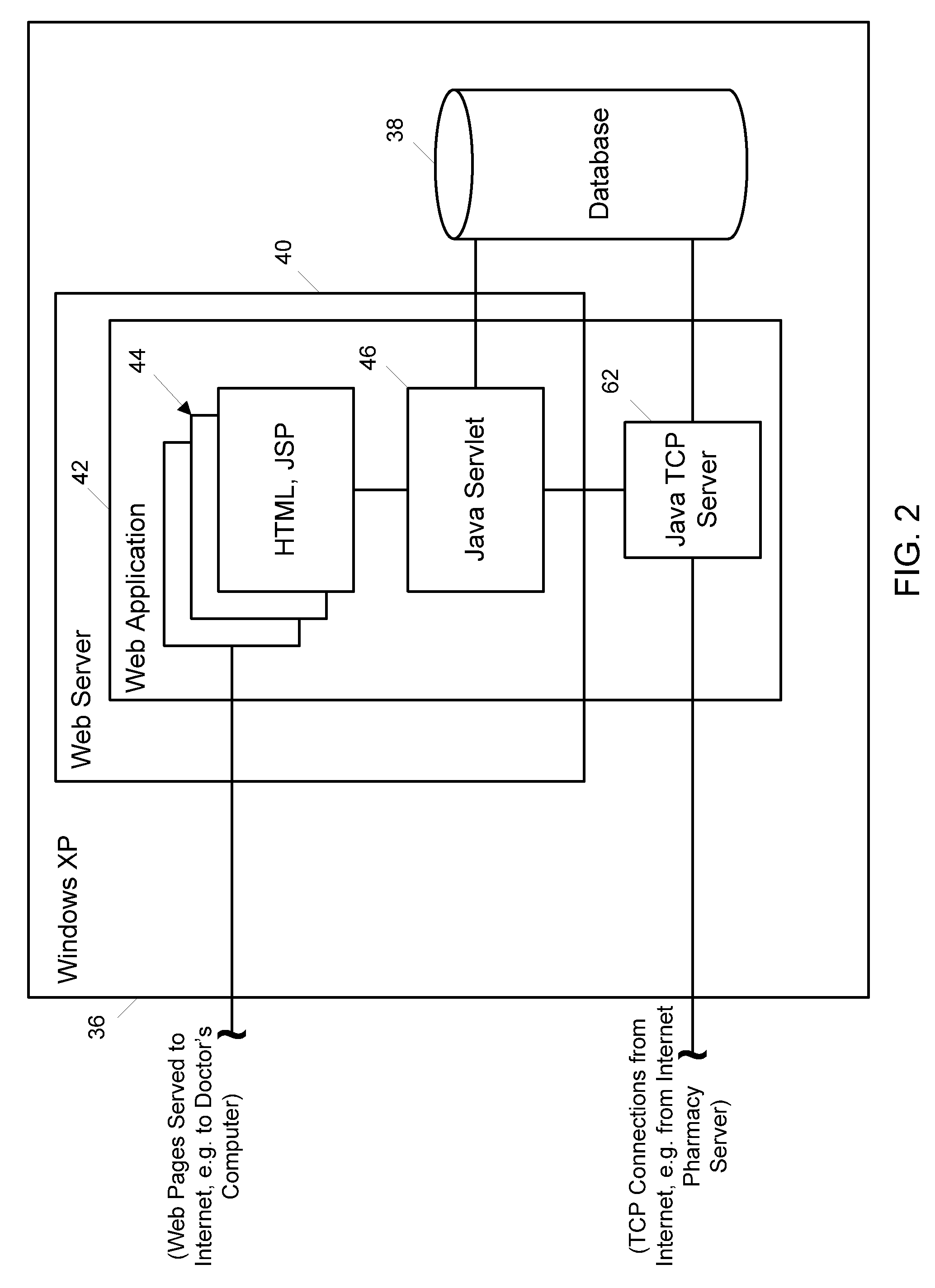 Electronic prescription system for internet pharmacies and method threfor