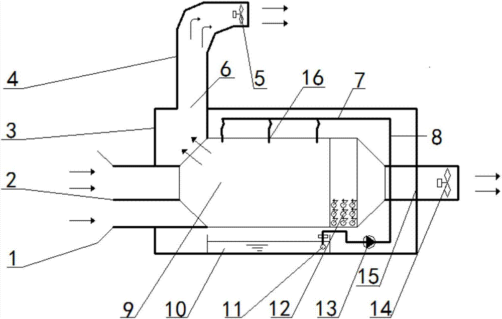 Counter-flow type dew point indirect evaporation cooling air conditioning unit