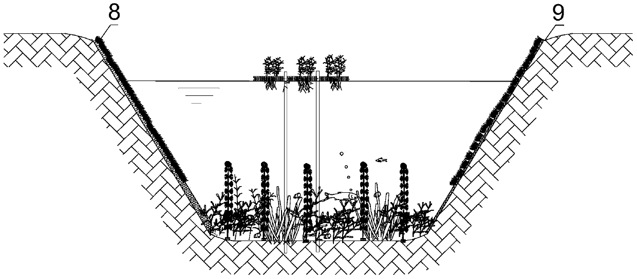 Improvement method of urban river water environment