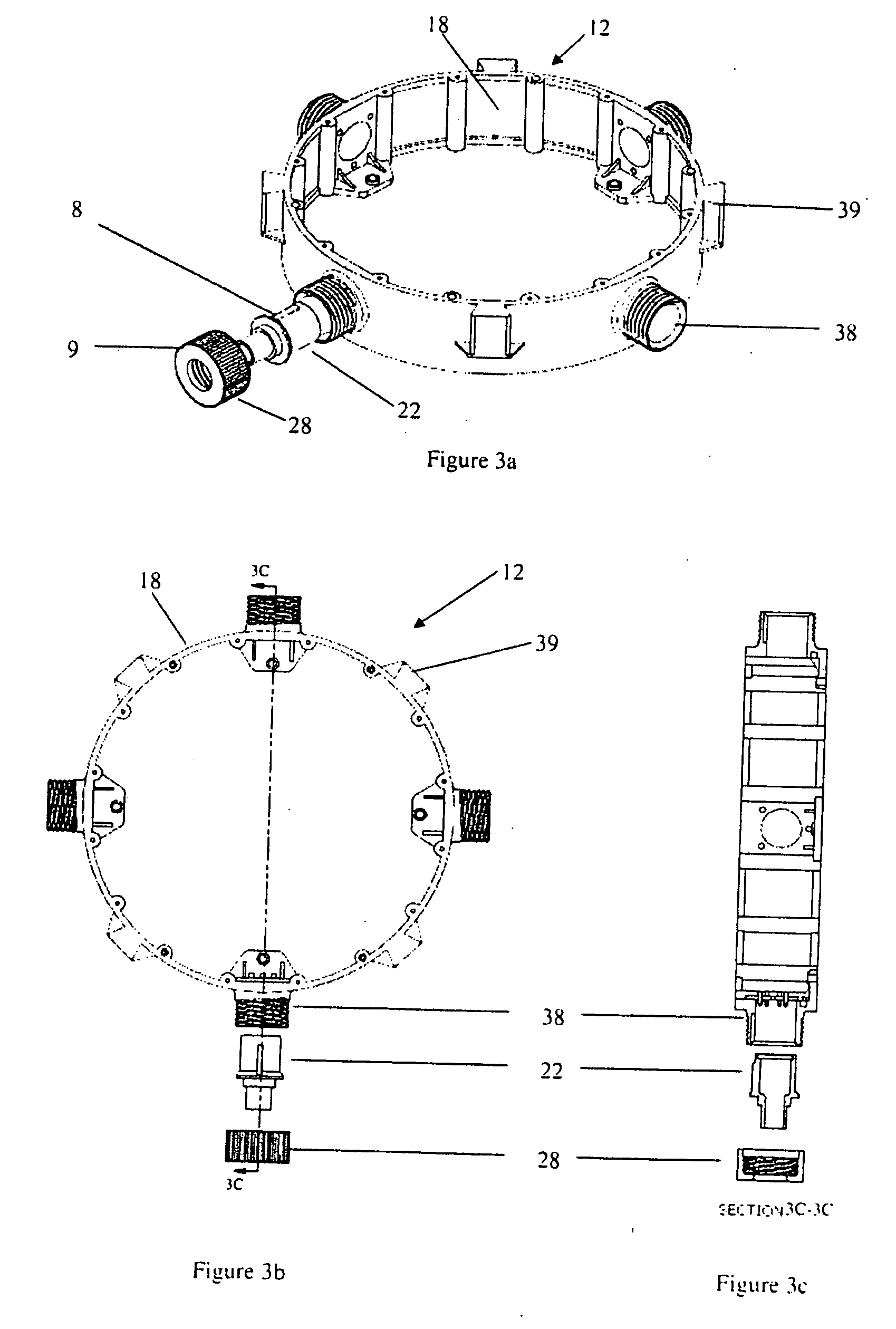 Hovering aerial vehicle with removable rotor arm assemblies