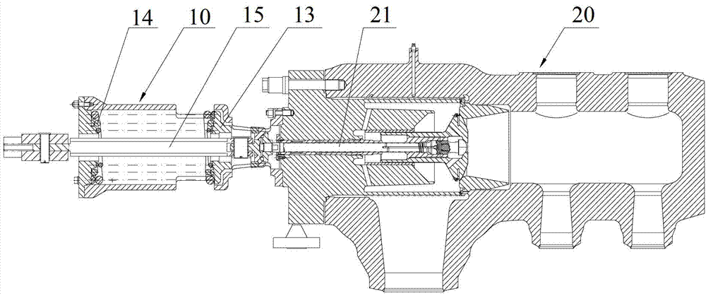 High-pressure main throttle valve apparatus of steam turbine