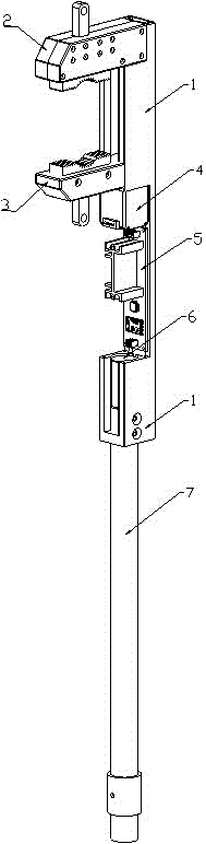 High-altitude wiring device for mutual inductor detection equipment