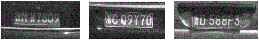 License plate image processing method and device
