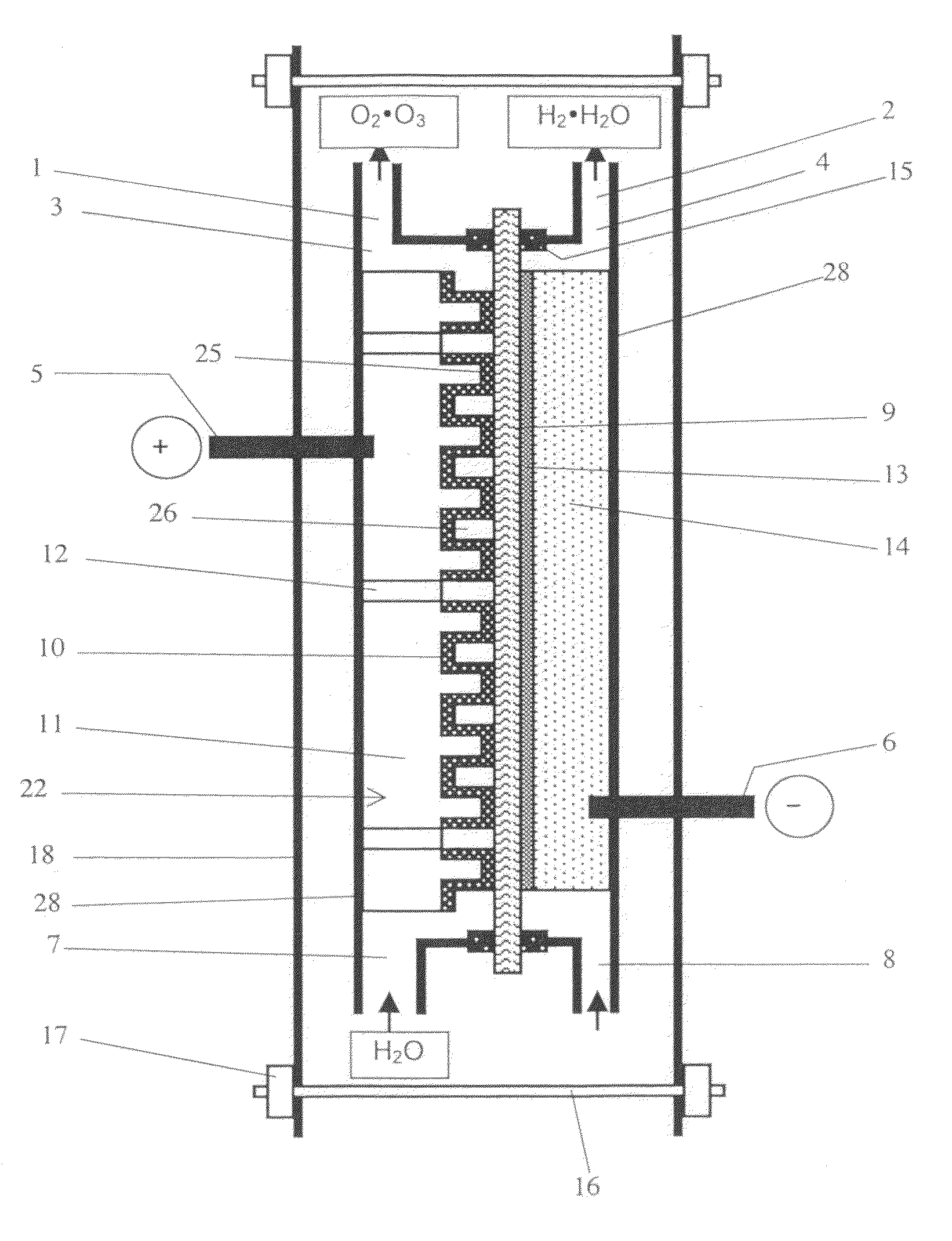 Conductive diamond electrode and ozone generator using the same