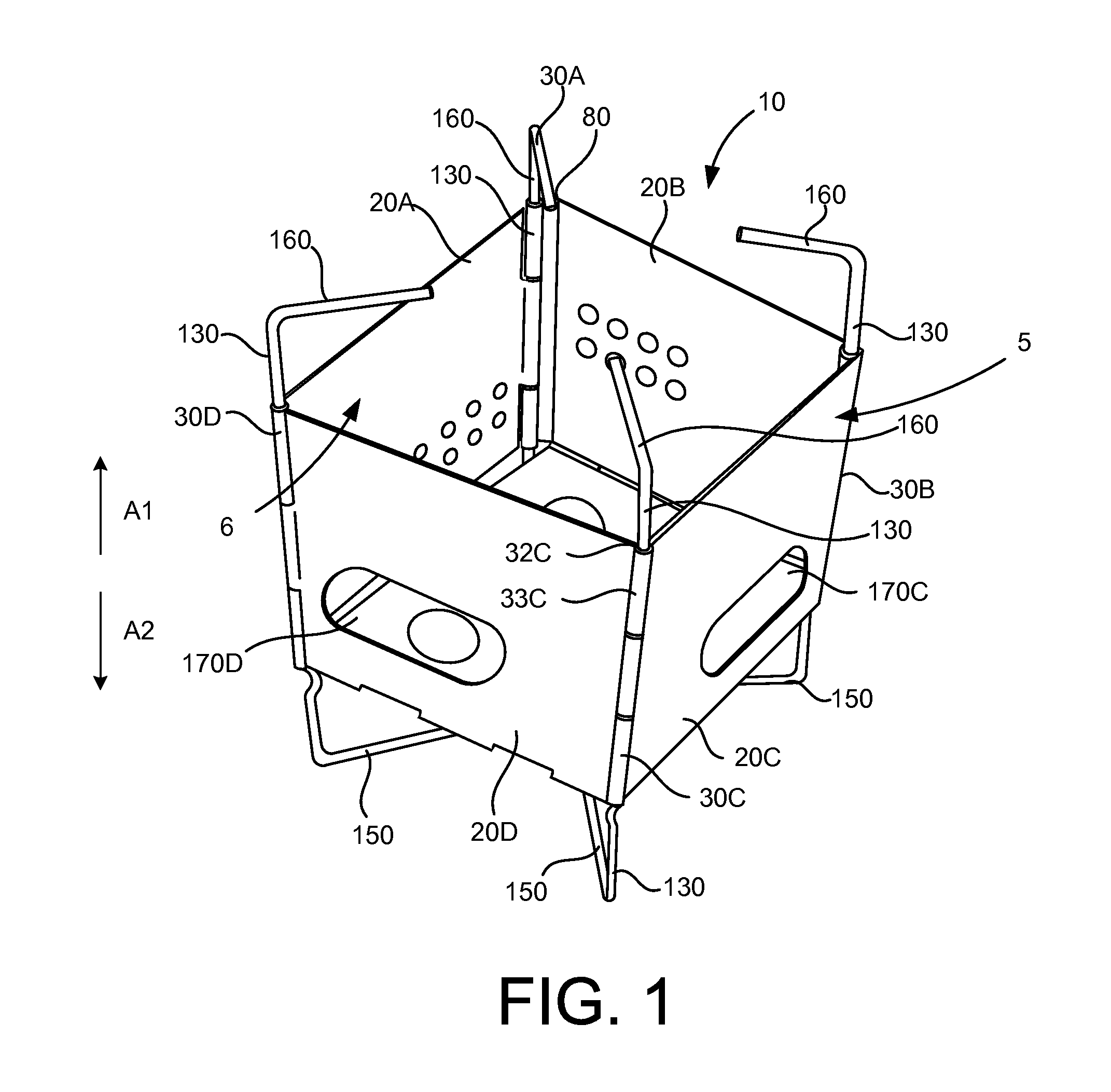 Collapsible combustion container devices and associated methods