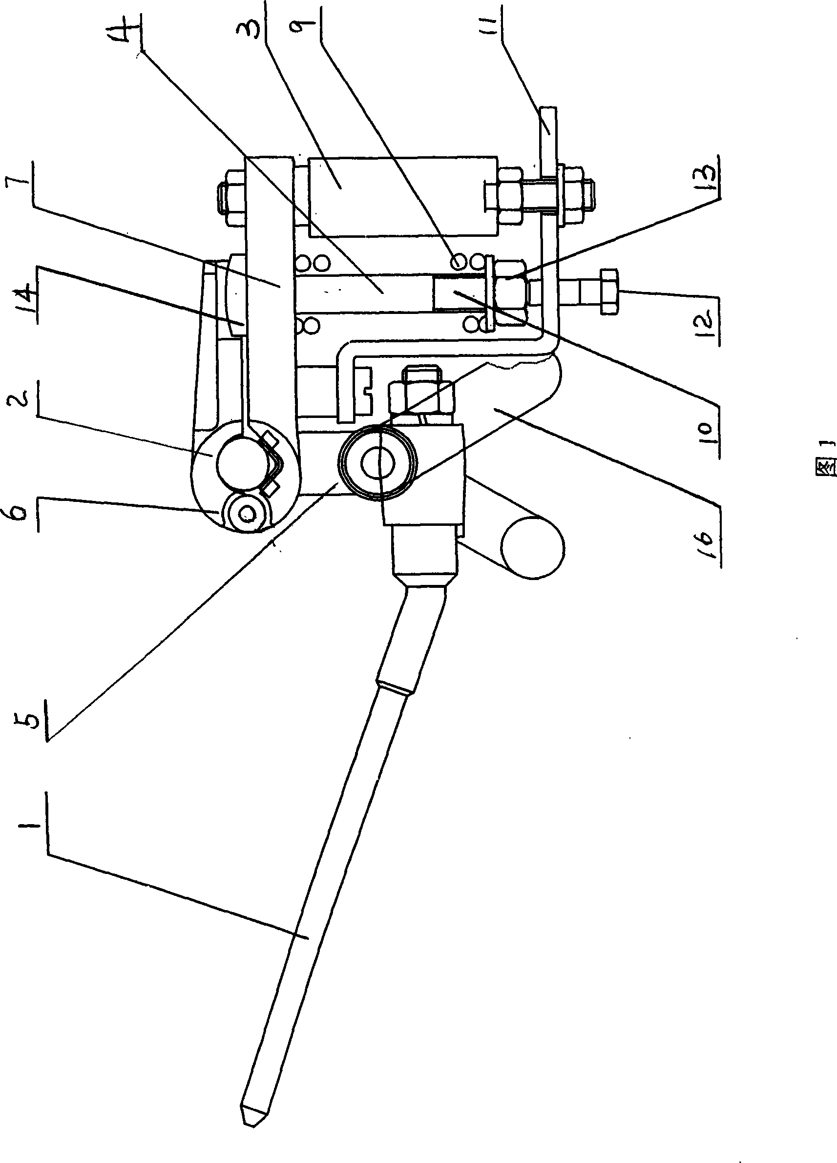 Lightning arrester against winding shock and mounting tool