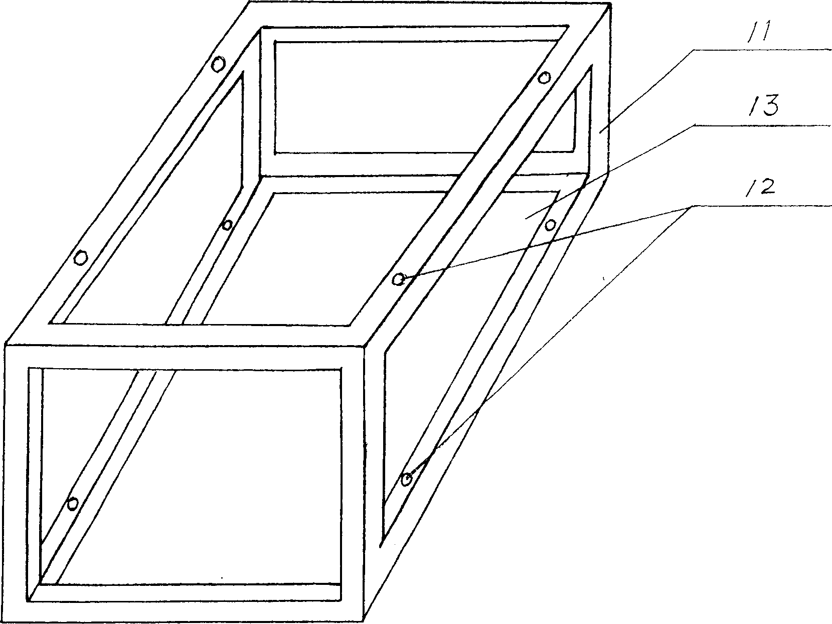 Dismountable combined particle filling machine