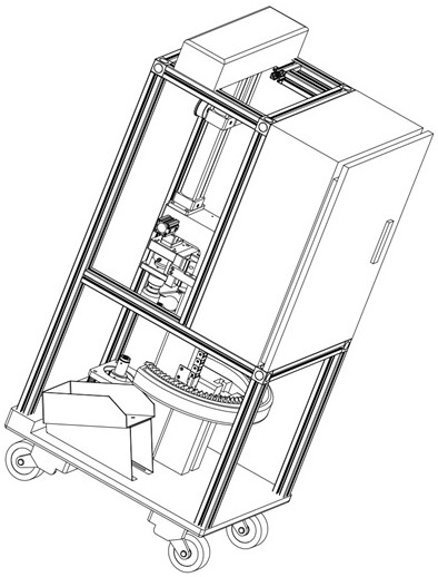 A punching device for high hardness parts