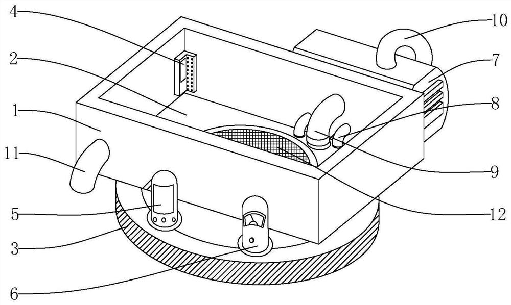 Electroplating wastewater treatment tank