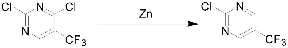 Synthesis method of 2-fluoro-5-trifluoromethylpyrimidine