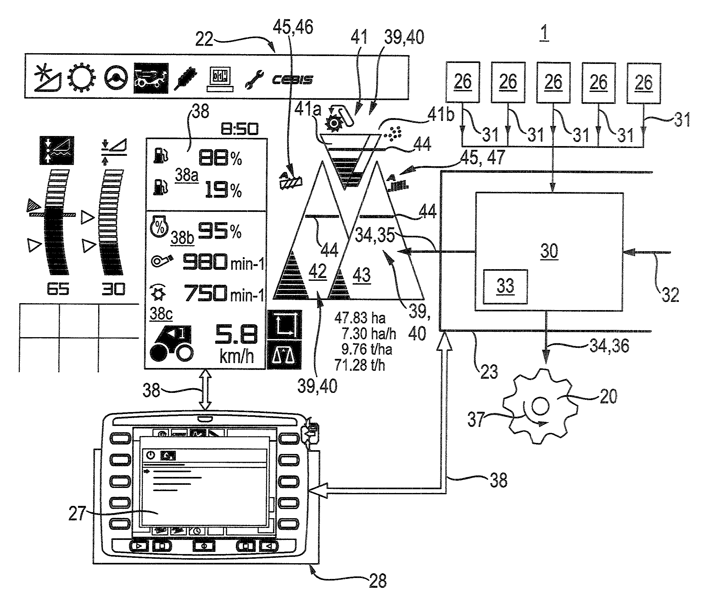 Driver assistance system for agricultural working machine