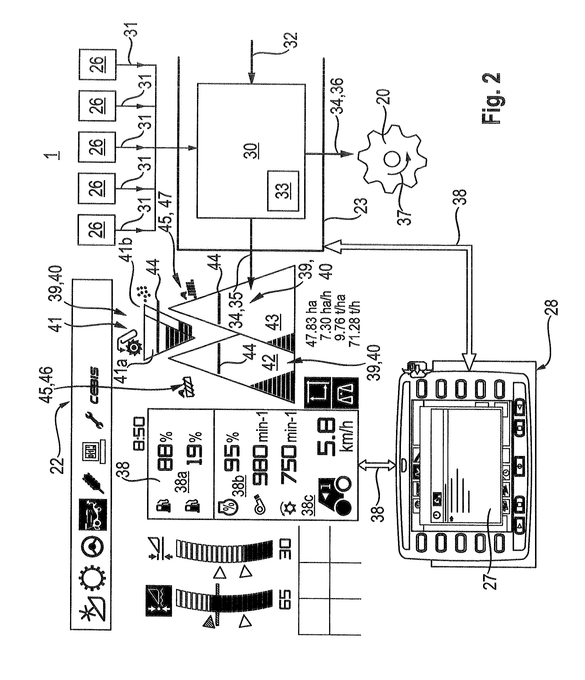 Driver assistance system for agricultural working machine