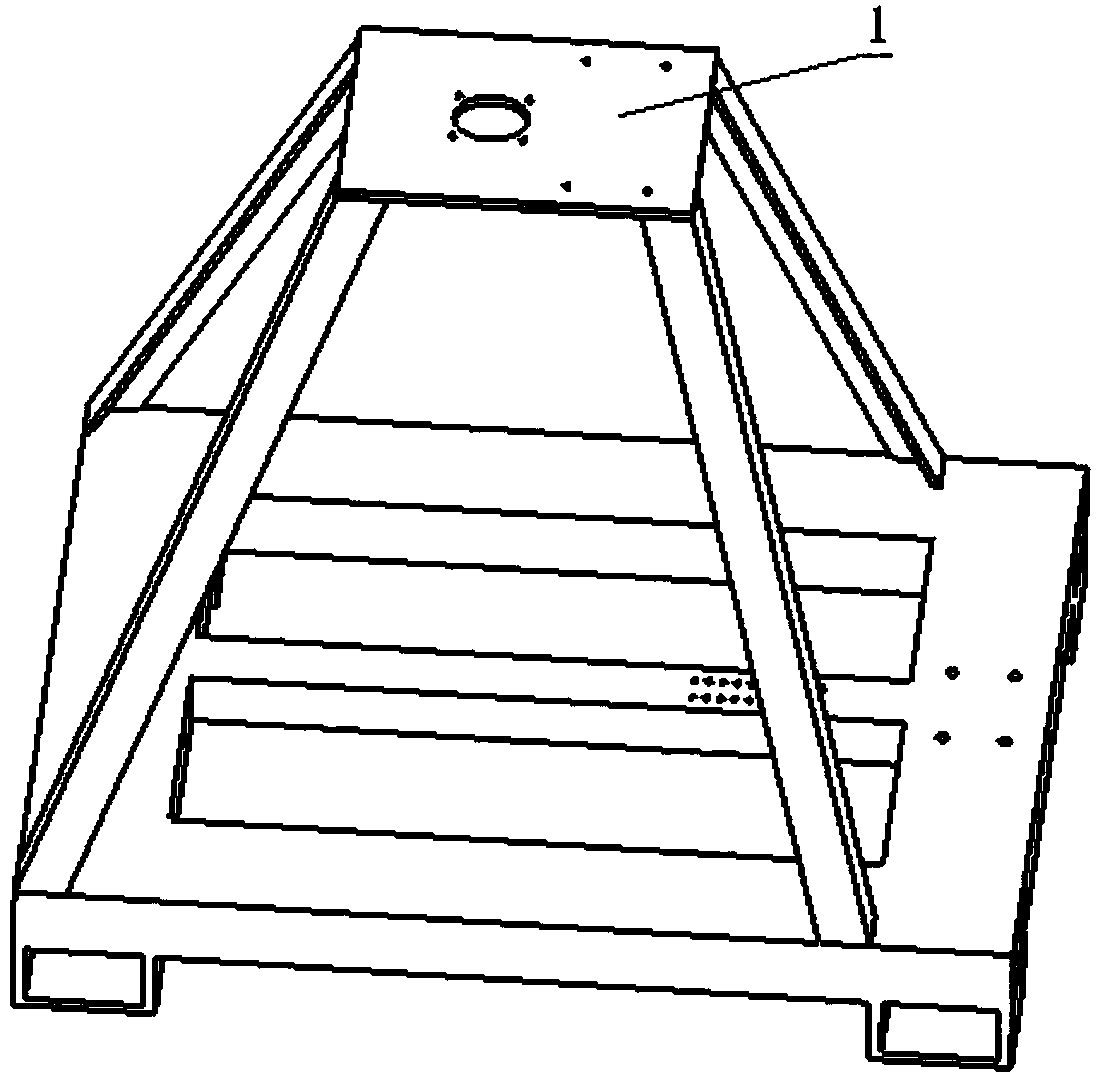 Acceleration wear simulation testing device for fastening bolt of suspension rod of ceiling fan