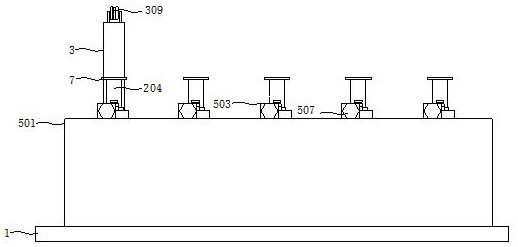 Lifting device for a live fish bin of a fishery boat