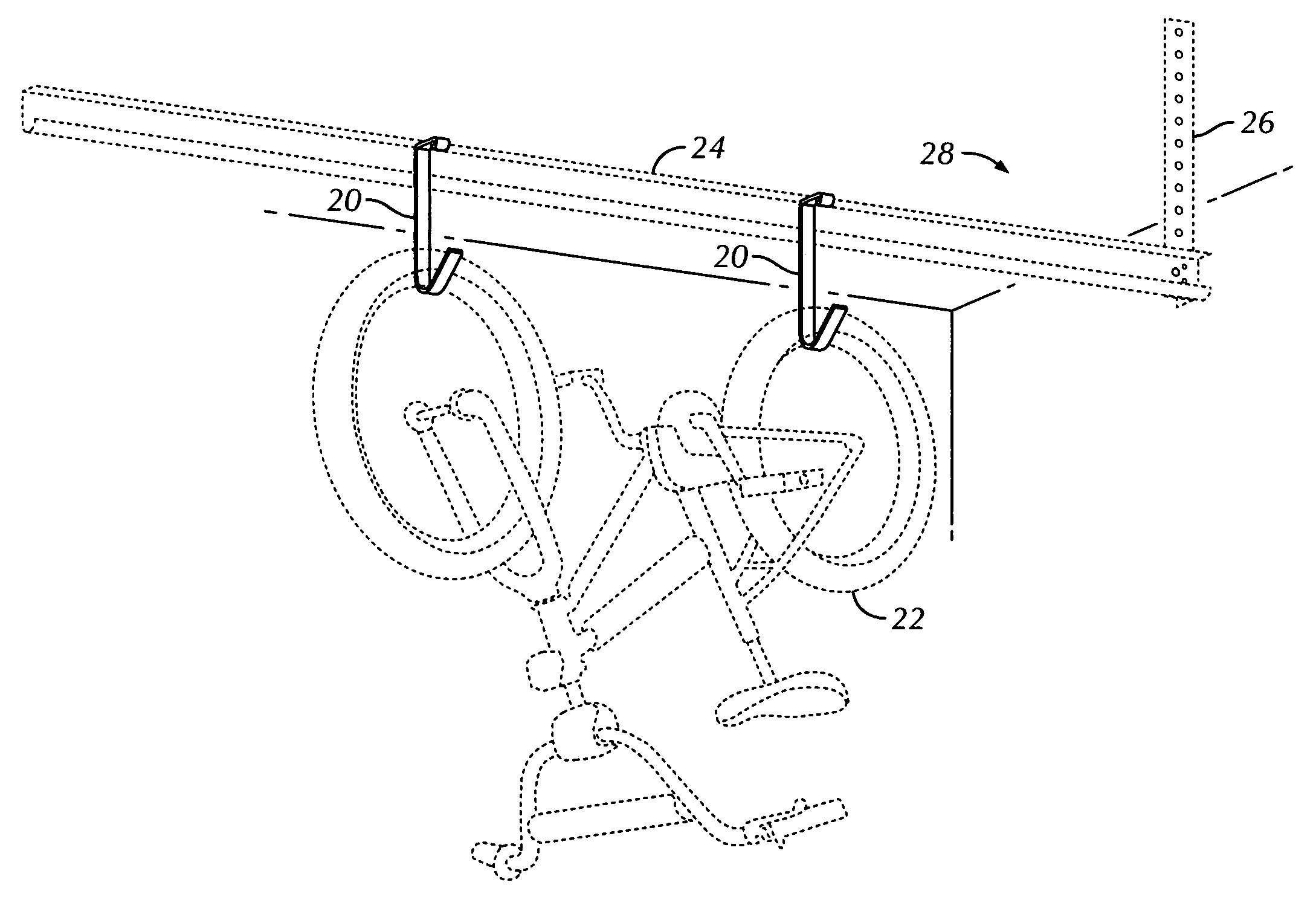 Utility hook for attachment to an overhead garage door track