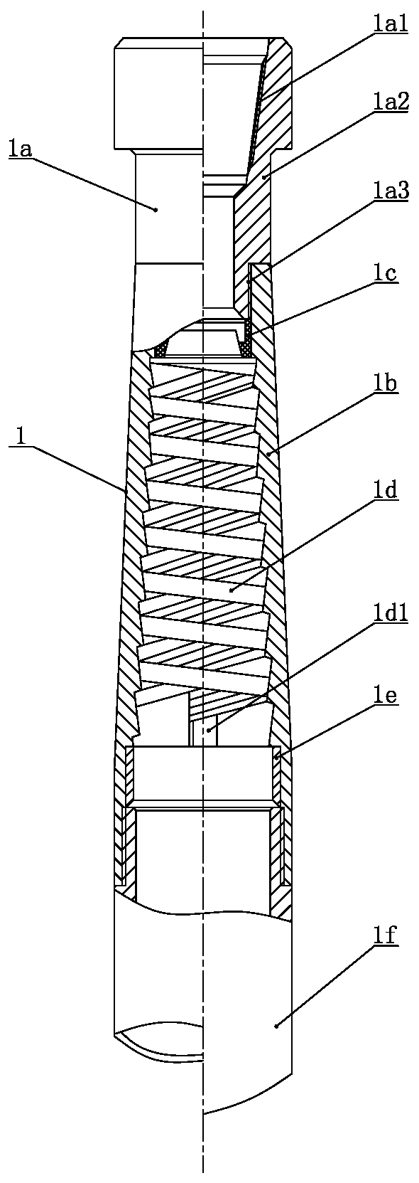 Method for replacing producing well shaft casing pipe