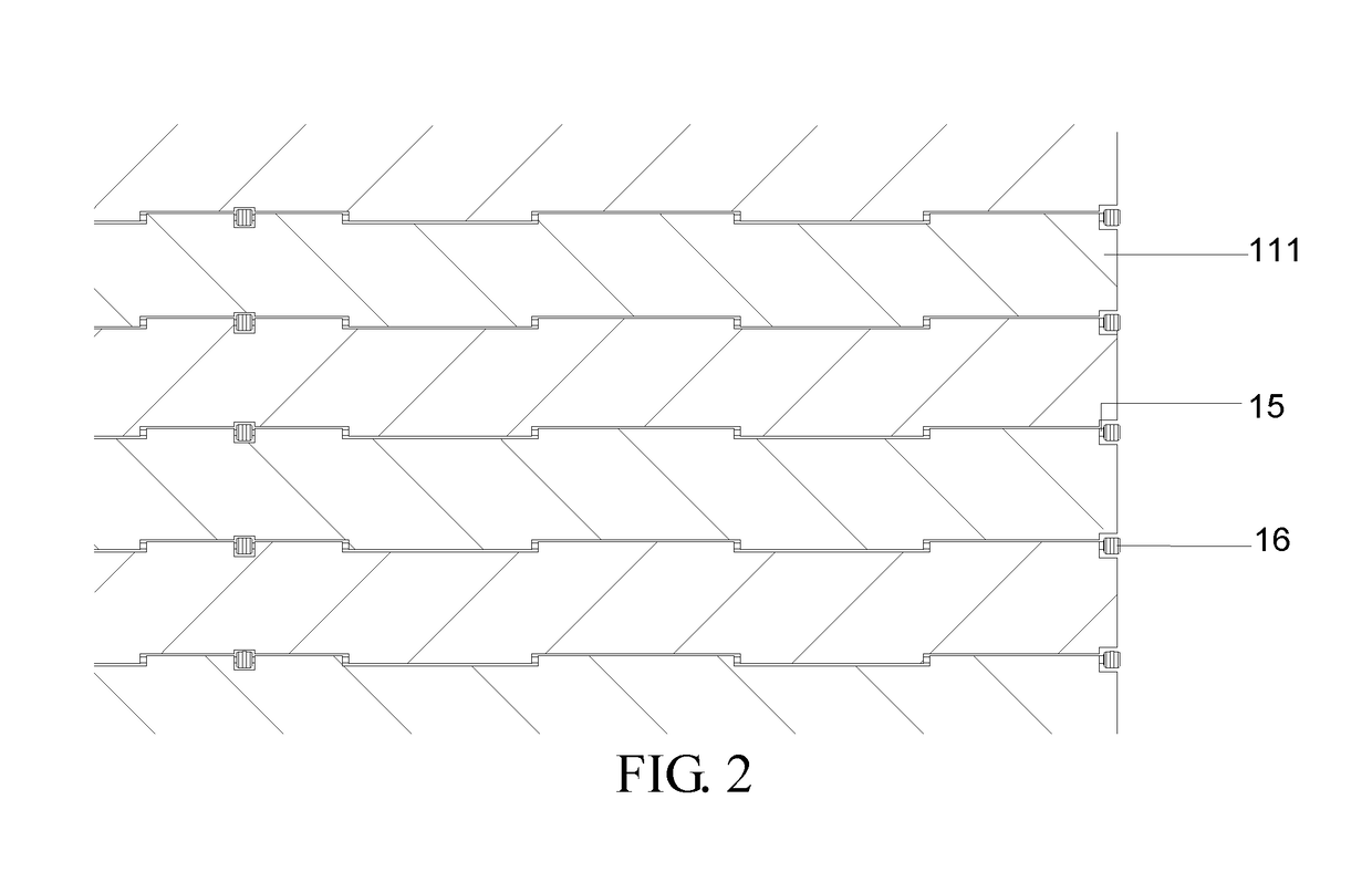 Rolling-door-type load regulating device and ocean energy power generating device using the same