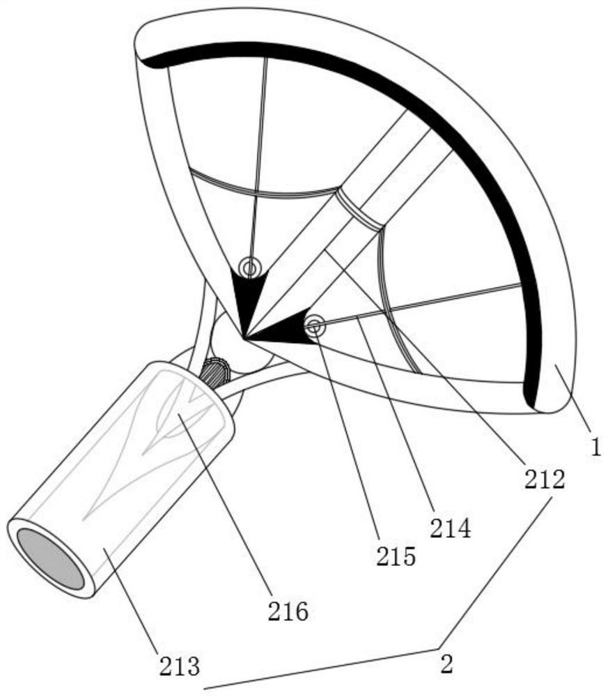 Anti-collapse new material supporting frame for hydrology and water resource observation